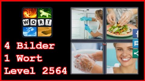 4 Bilder 1 Wort - Level 2564 - Putzen, Salat, Kühlschrank - Lösung