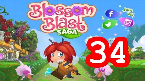 Blossom Blast Saga - Level 34 - Lösung Solution Walkthrough