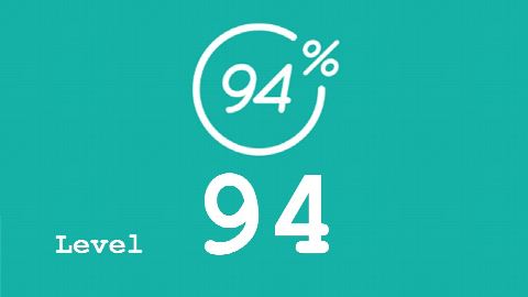 94 Prozent (94%) - Level 94 - Sport - Lösung