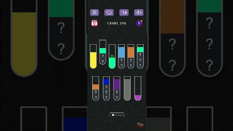 Water Sort Puzzle | Guru Game - Level 215 gelöst