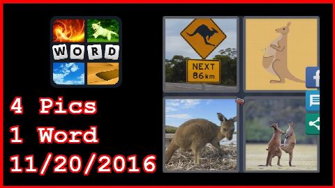 4 Pics 1 Word - Daily Puzzle - Australia 2016 - 11/20/2016 - 11/20/2016 - November 20, 2016 - Answer