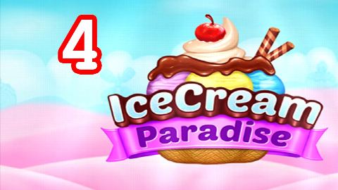Ice Cream Paradise - Match 3 - Level 4 - Lösung Solution Walkthrough