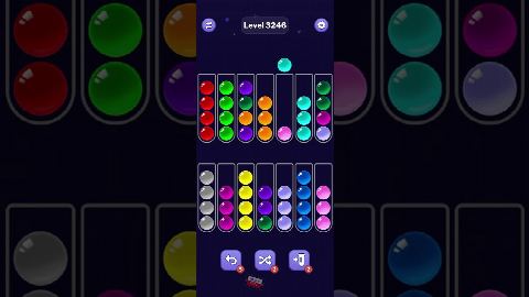 Ball Sort Puzzle – Level 3241–3250 gelöst