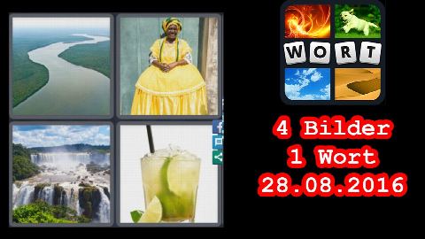 4 Bilder 1 Wort - Tägliches Rätsel - Brasilien - 28.08.2016 - 28.8.2016 - 28. August 2016 - Lösung