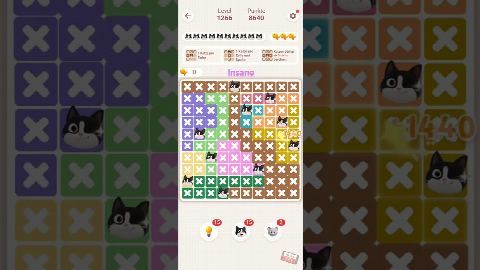 Oakever Meowdoku – Level 1261–1270 gelöst