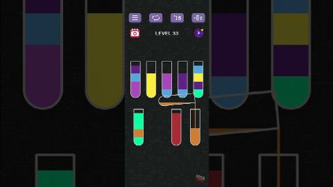 Water Sort Puzzle | Guru Game - Level 33 gelöst