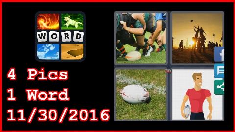 4 Pics 1 Word - Daily Puzzle - Australia 2016 - 11/30/2016 - 11/30/2016 - November 30, 2016 - Answer