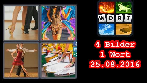 4 Bilder 1 Wort - Tägliches Rätsel - Brasilien - 25.08.2016 - 25.8.2016 - 25. August 2016 - Lösung