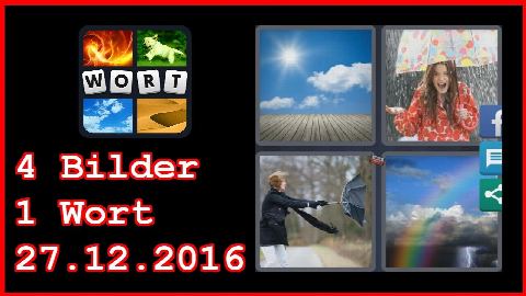 4 Bilder 1 Wort - Tägliches Rätsel - Weihnachten 2016 - 27.12.2016 - 27.12.2016 - 27. Dezember 201
