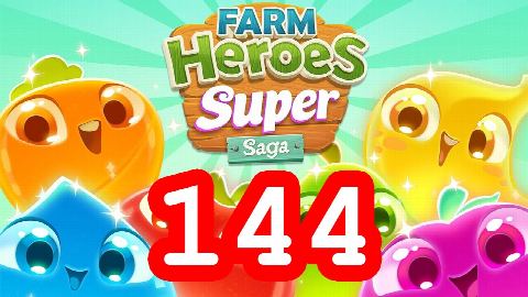 Farm Heroes Super Saga - Level 144 - Lösung Solution Walkthrough