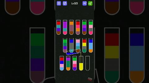 Water Sort - puzzle games – Level 521–530 gelöst