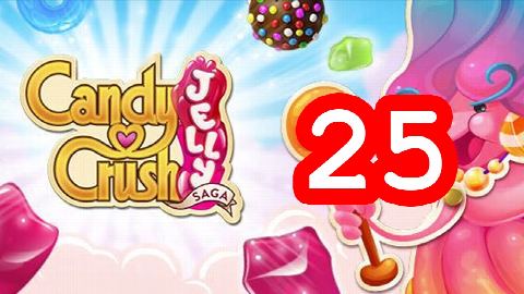 Candy Crush Jelly Saga - Level 25 - Lösung Solution Walkthrough