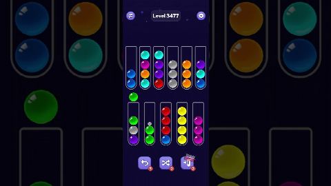 Ball Sort Puzzle – Level 3471–3480 gelöst