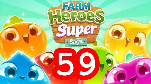Farm Heroes Super Saga - Level 59 - Lösung Solution Walkthrough