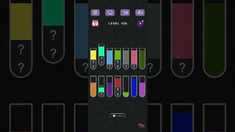 Water Sort Puzzle | Guru Game - Level 158 gelöst
