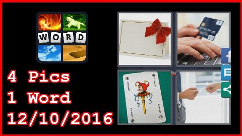 4 Pics 1 Word - 12/10/2016 - Daily Puzzle - Christmas 2016 - 12/10/2016 - December 10, 2016 - Answer
