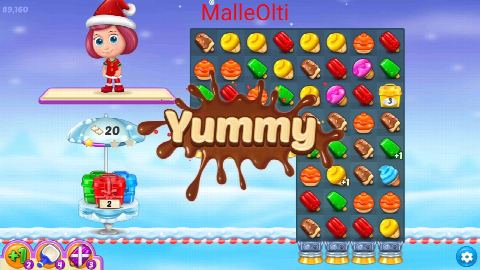 Ice Cream Paradise - Match 3 - Level 268 - Lösung Solution Walkthrough