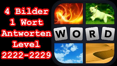 4 Bilder 1 Wort - Level 2222-2229 - Löse 3 Rätsel aus dem Bereich Design