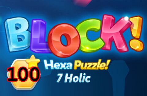 BLOCK! Hexa Puzzle! 7 Holic Level 100 (Rotate) - Lösung Solution Walkthrough