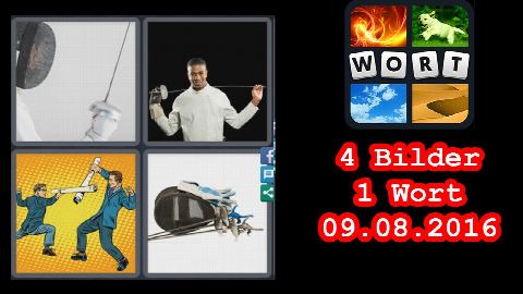 4 Bilder 1 Wort - Tägliches Rätsel - Brasilien - 09.08.2016 - 9.8.2016 - 9. August 2016 - Lösung