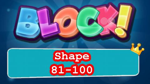 BLOCK! Shape Level 81-100 (Special Standard) - Lösung Solution Walkthrough