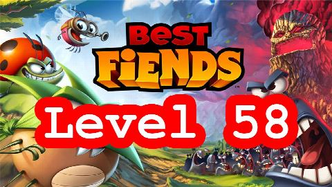 Best Fiends - Level 58 - Fels des Scheiterns - Lösung Solution Walkthrough