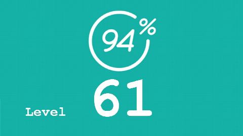 94 Prozent (94%) - Level 61 - Das war frueher besser - Lösung