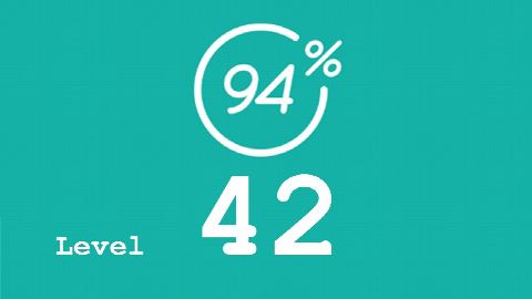 94 Prozent (94%) - Level 42 - Bild Fahrradsturz - Lösung
