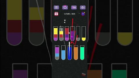 Water Sort Puzzle | Guru Game - Level 303 gelöst