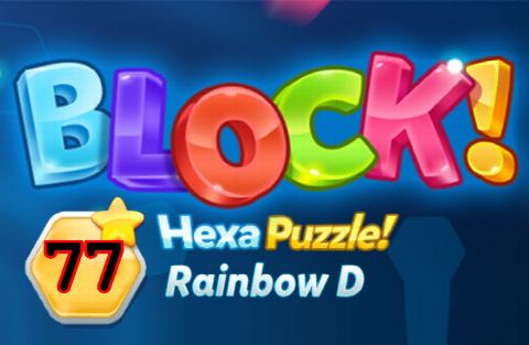 BLOCK! Hexa Puzzle! Rainbow D Level 77 (Premium) - Lösung Solution Walkthrough