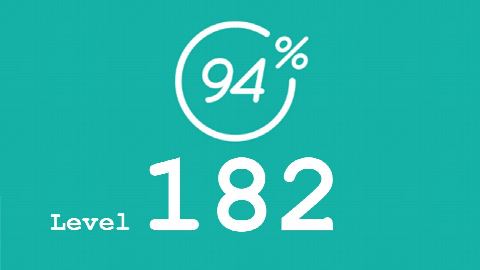 94 Prozent (94%) - Level 182 - Dort muss man leise sein - Lösung
