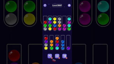 Ball Sort Puzzle – Level 3501–3510 gelöst