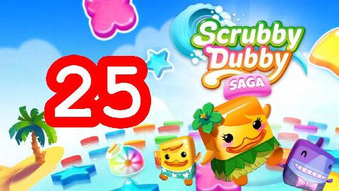 Scrubby Dubby Saga - Level 25 - Lösung Solution Walkthrough