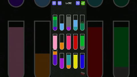 Water Sort - puzzle games – Level 361–370 gelöst