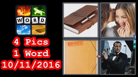 4 Pics 1 Word - Daily Puzzle - Halloween 2016 - 10/11/2016 - 10/11/2016 - October 11, 2016 - Answer