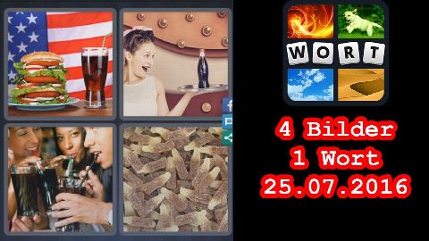 4 Bilder 1 Wort - Tägliches Rätsel - USA - 25.07.2016 - 25.7.2016 - 25. Juli 2016