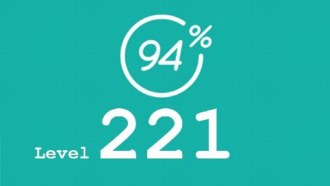 94 Prozent (94%) - Level 221 - Bild Nilpferd - Lösung