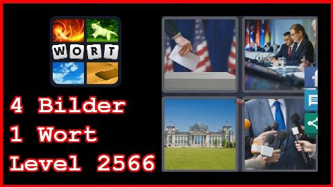 4 Bilder 1 Wort - Level 2566 - Wählen, Bundestag, Rede - Lösung