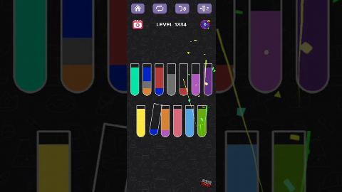 Water Sort Puzzle – Level 1831–1840 gelöst