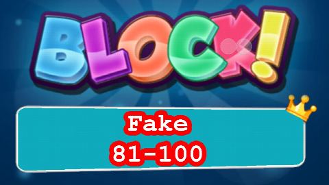 BLOCK! Fake Level 81-100 (Special Standard) - Lösung Solution Walkthrough