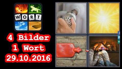 4 Bilder 1 Wort - Tägliches Rätsel - Halloween 2016 - 29.10.2016 - 29.10.2016 - 29. Oktober 2016 -
