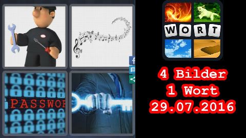 4 Bilder 1 Wort - Tägliches Rätsel - USA - 29.07.2016 - 29.7.2016 - 29. Juli 2016