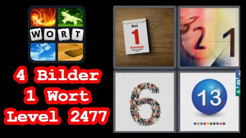 4 Bilder 1 Wort - Level 2477 - Kalenderblatt - Lösung