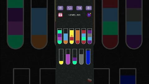 Water Sort Puzzle | Guru Game - Level 201 gelöst