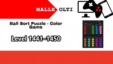 Water Sort Puzzle Level 1441-1450 – answer video