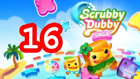 Scrubby Dubby Saga - Level 16 - Lösung Solution Walkthrough