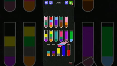 Water Sort - puzzle games – Level 1281–1290 gelöst