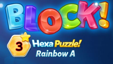 BLOCK! Hexa Puzzle! Rainbow A Level 3 (Basic) - Lösung Solution Walkthrough