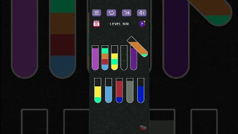 Water Sort Puzzle | Guru Game - Level 309 gelöst