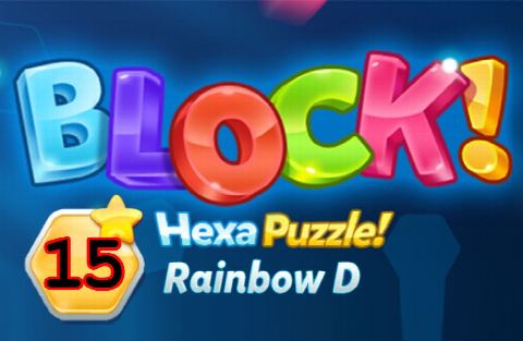BLOCK! Hexa Puzzle! Rainbow D Level 15 (Premium) - Lösung Solution Walkthrough